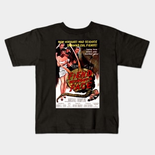 Classic Science Fiction Movie Poster - Fiend Without a Face Kids T-Shirt